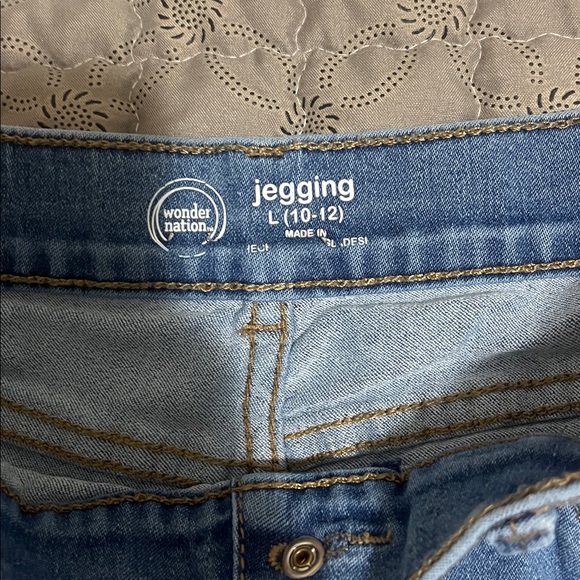 Wonder Nation Denim Blue Jeggings - Picture 2 of 4